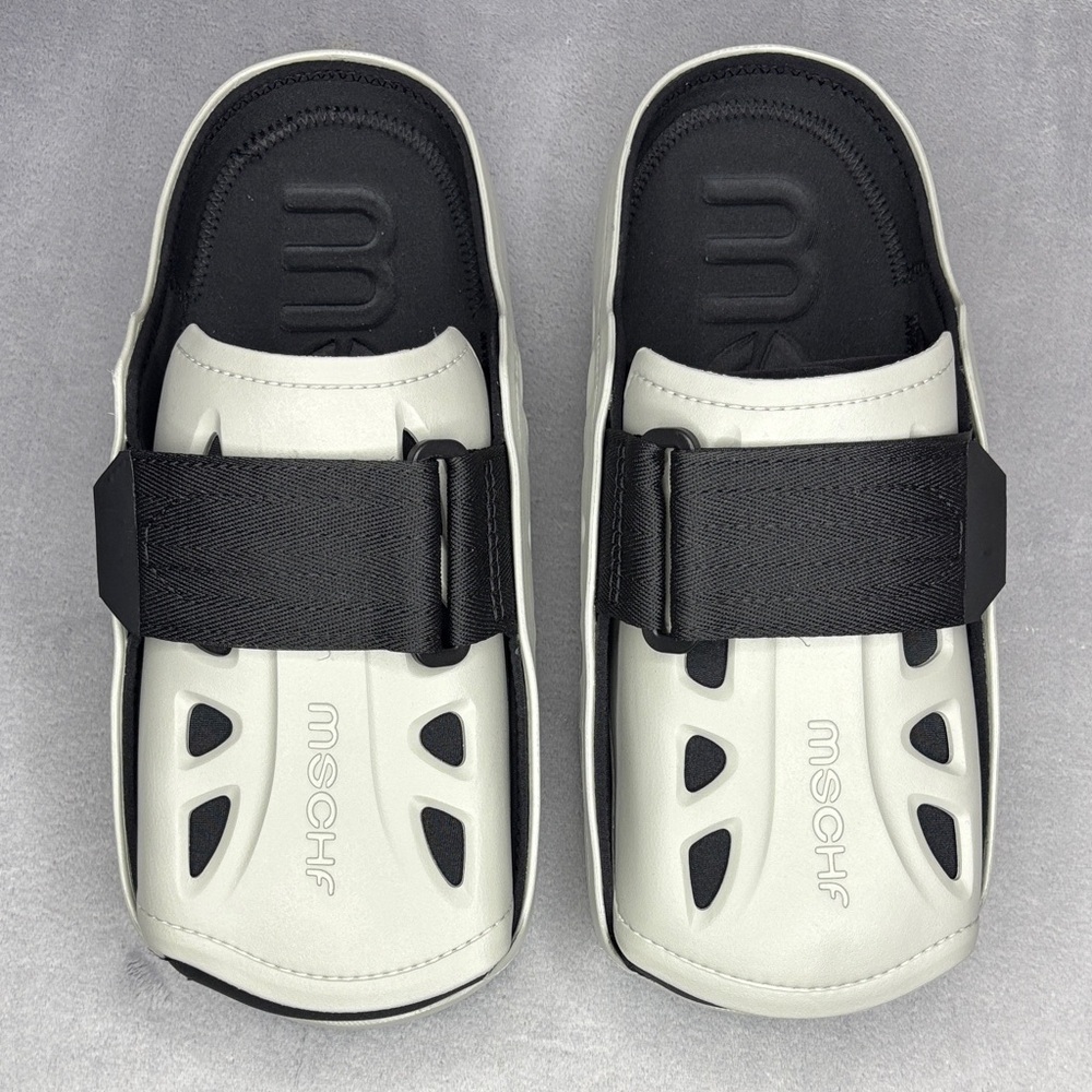 MSCHF AC.2 Cast Slides Black Gray Size 11 Limited Drop Strap Sandals